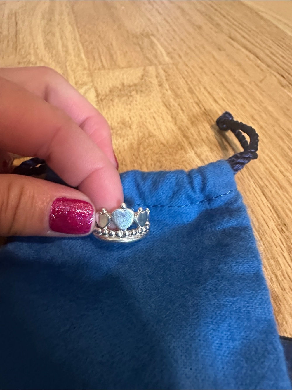 Mignon Faget hearts ring size 5